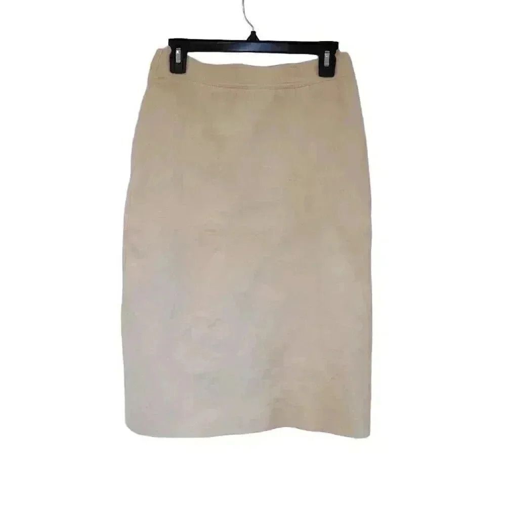Louis Feraud Vintage Cabale Cachet Desert Springs Women's Ivory Wool Lined Penci